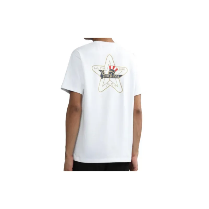 Mlb X New Era New York Yankees T Shirts Men White-3