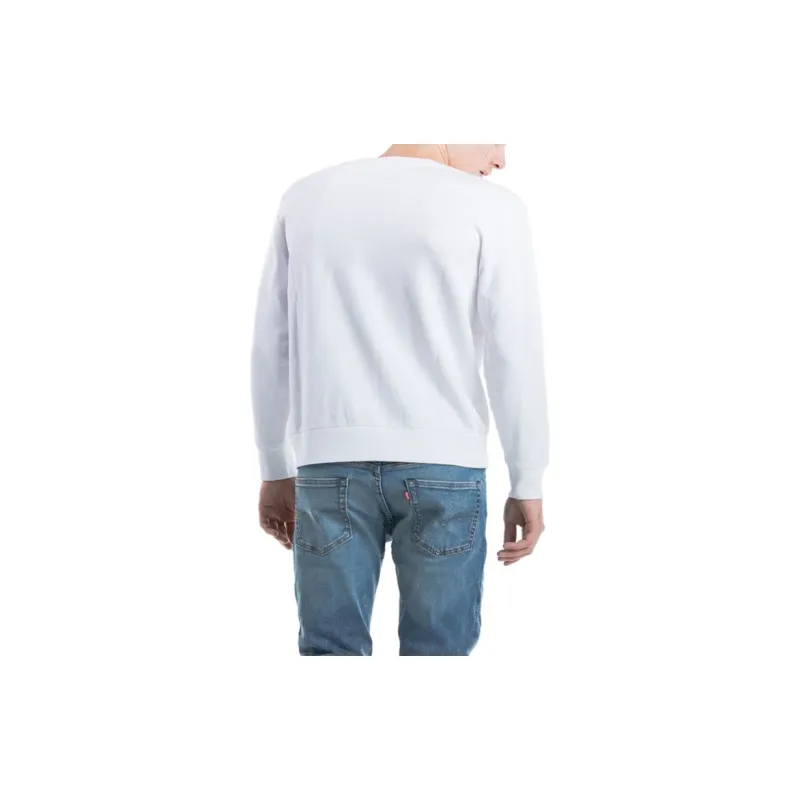 Levis Sweatshirts Men White-2