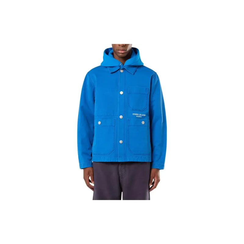 STONE ISLAND Marina Jackets Men Bright Blue-2