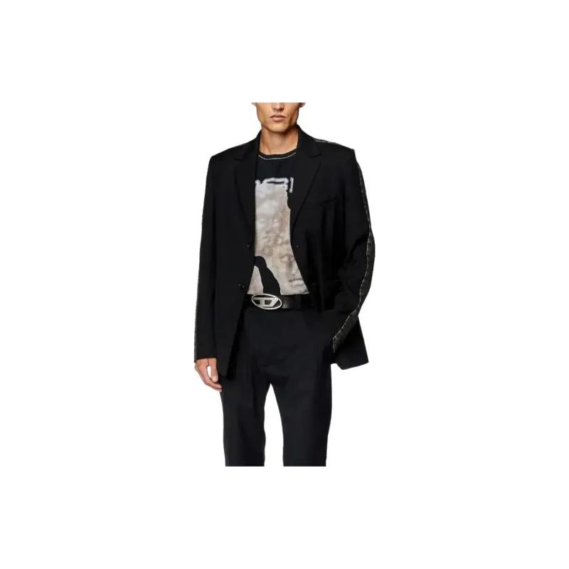 DIESEL J Wire A Notched lapels Blazer-3