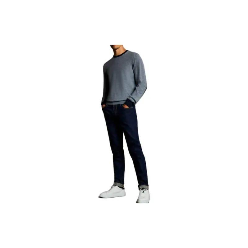 FAY Sweaters Men Gray Black-1