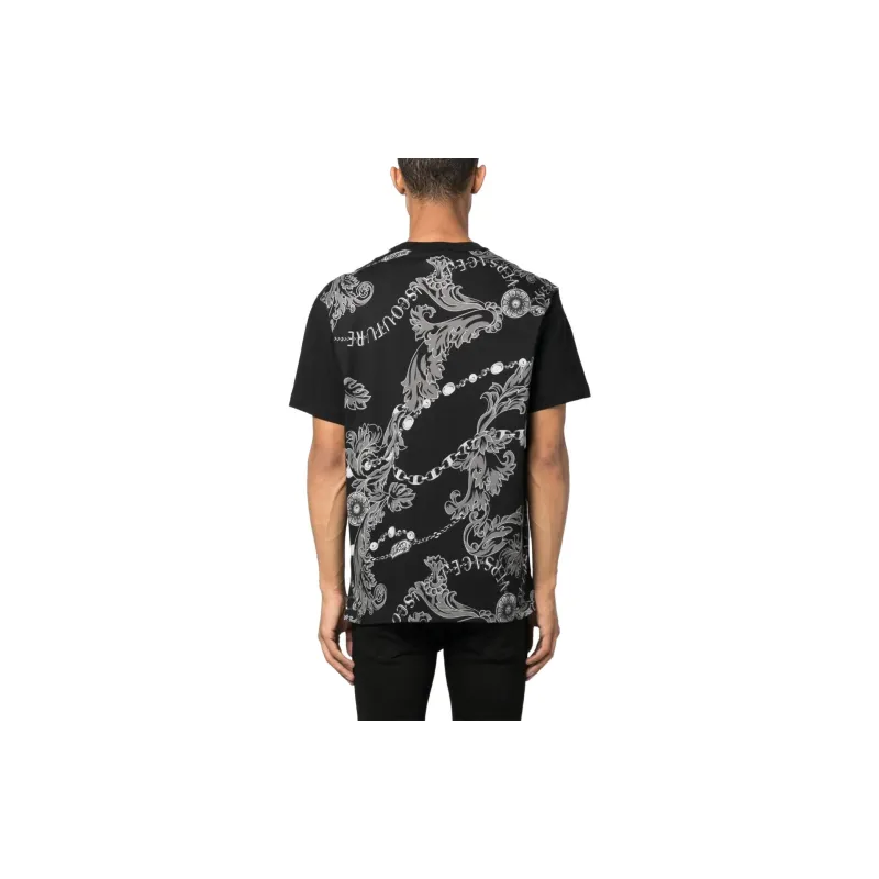 VERSACE JEANS COUTURE T Shirt Men's Black-3