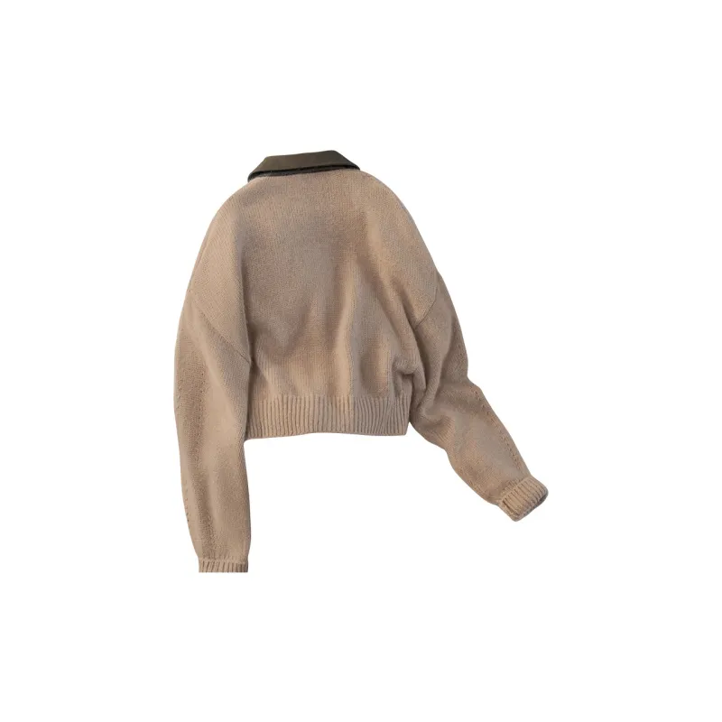 Cypress House Knitwear Women's Light Coffee-1