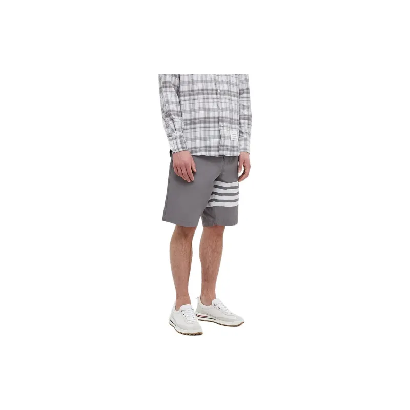 THOM BROWNE 4 Bar Drawstring Shorts-3