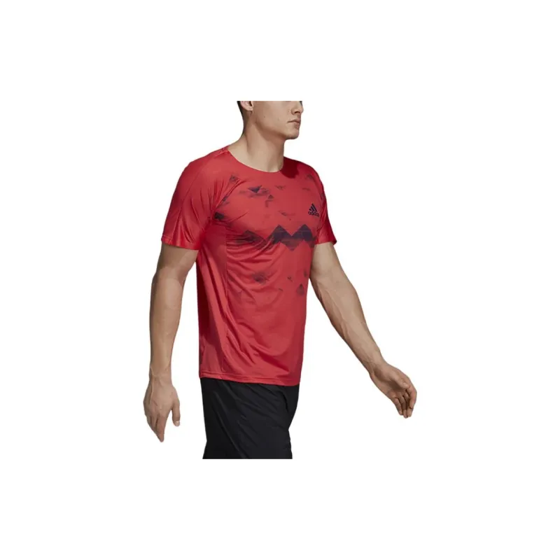 Adidas Badminton Jersey Men's Red-2