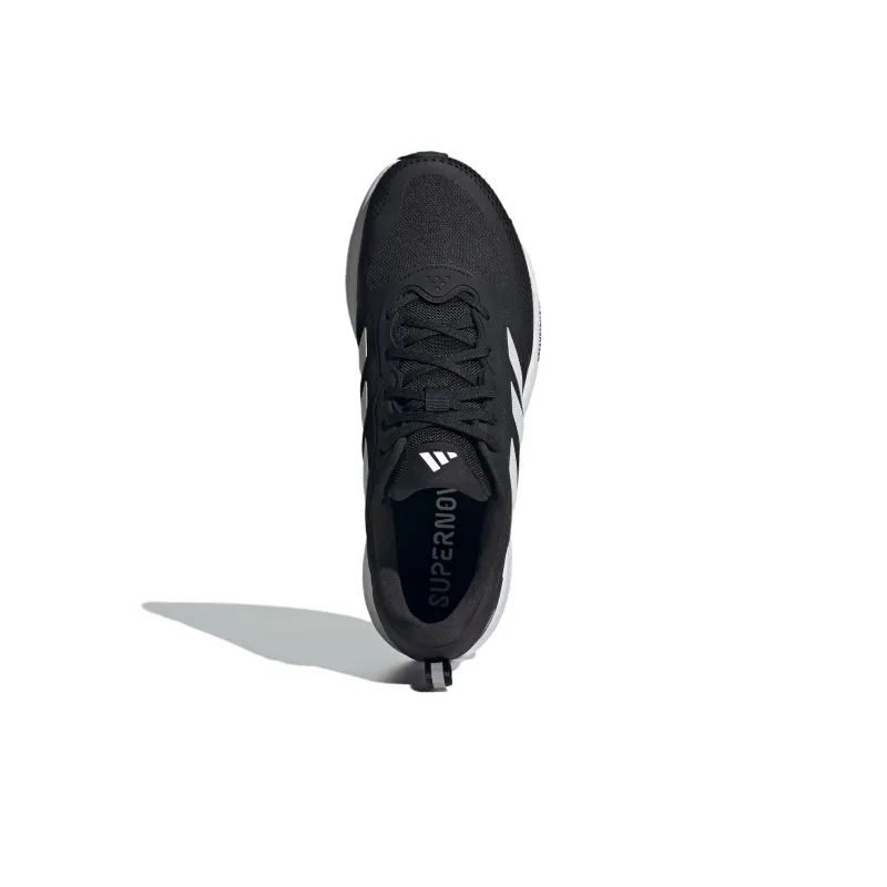 Adidas Supernova Eterno Slip Resistant Low Top Running Shoes Unisex Black White-3