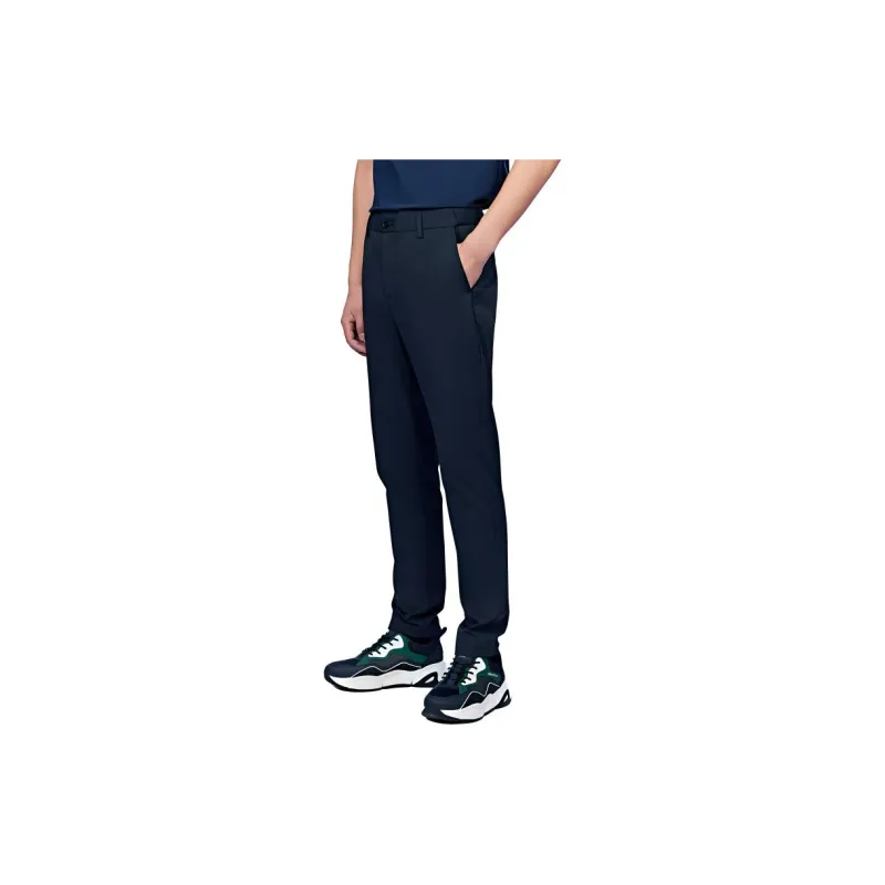 Biyin Leufen Casual Pants Men's Navy Blue-3