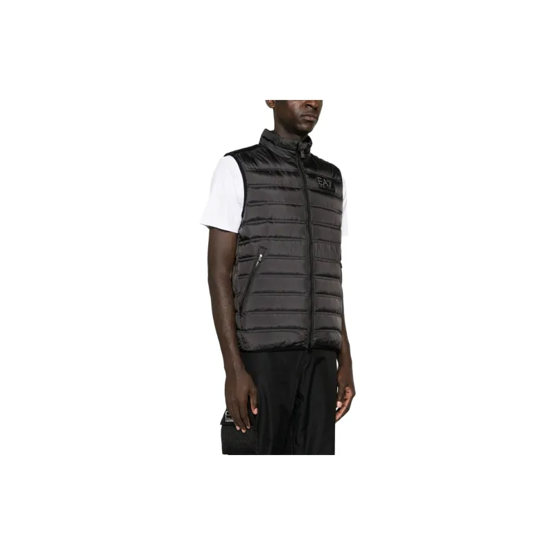 EMPORIO ARMANI EA7 Down Jacket Men's Black-3