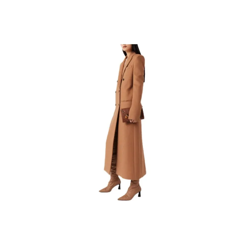 Stella McCartney Double Breasted Longline Coat-2