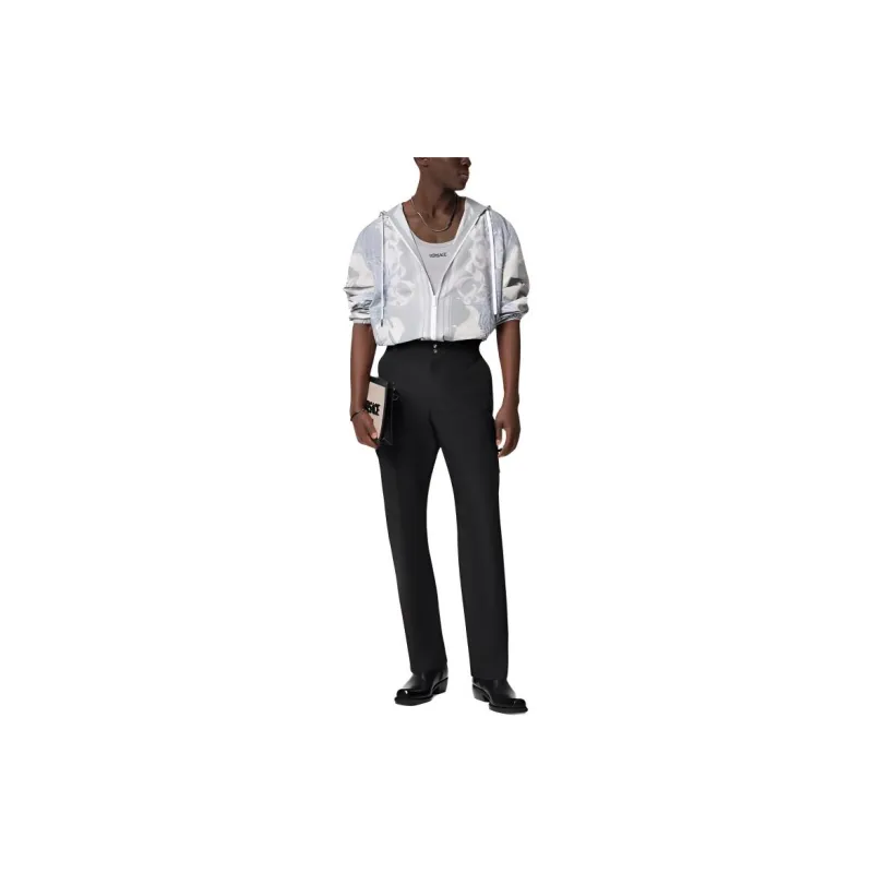 VERSACE Milano Stamp Tailored Trousers-1