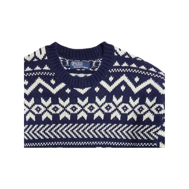 Polo Ralph Lauren Patterned Intarsia knit Wool blend Jumper-6