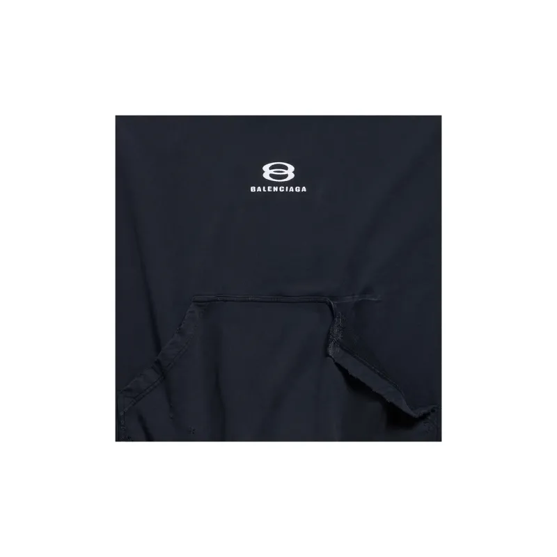 Balenciaga FW23 Sweatshirt Loose Fit Style Unisex Black-5