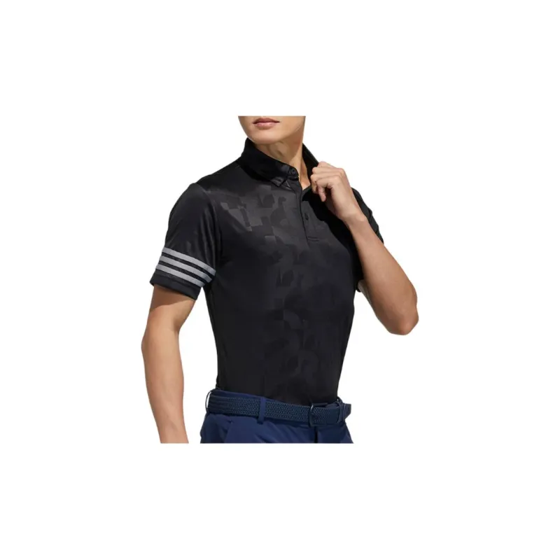 Adidas Polo Shirts Men Black-3