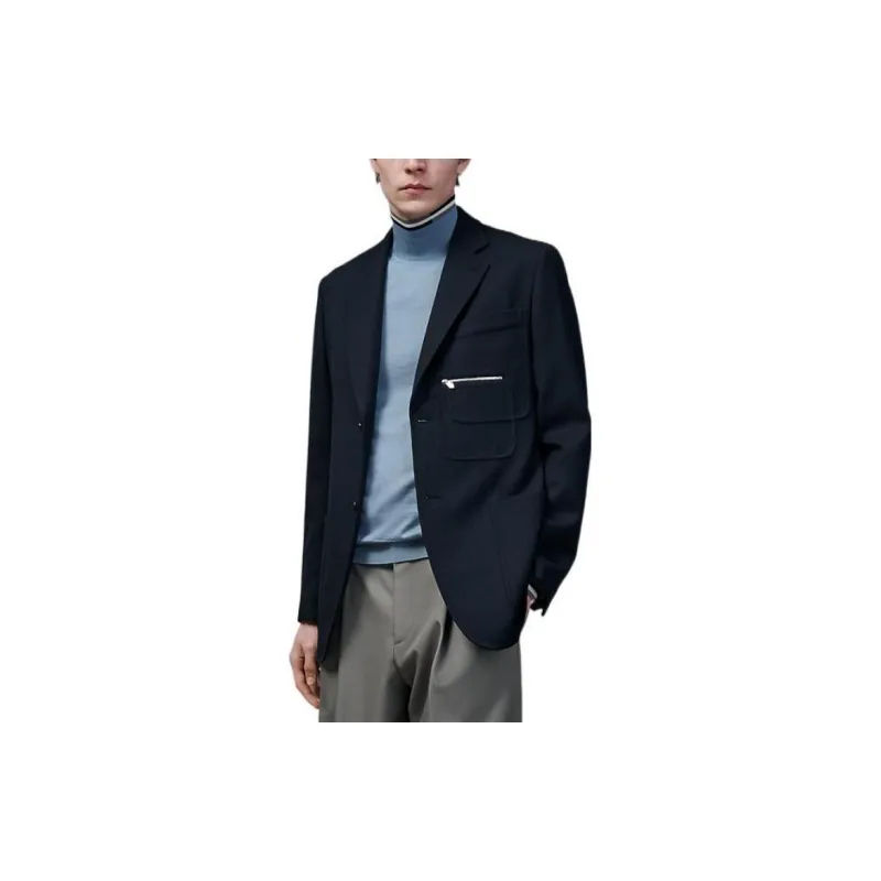 HERMES Business Suits Men Black-1
