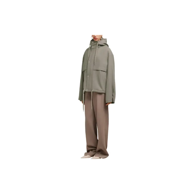 AMI Paris Logo-patch Wool Jacket-3