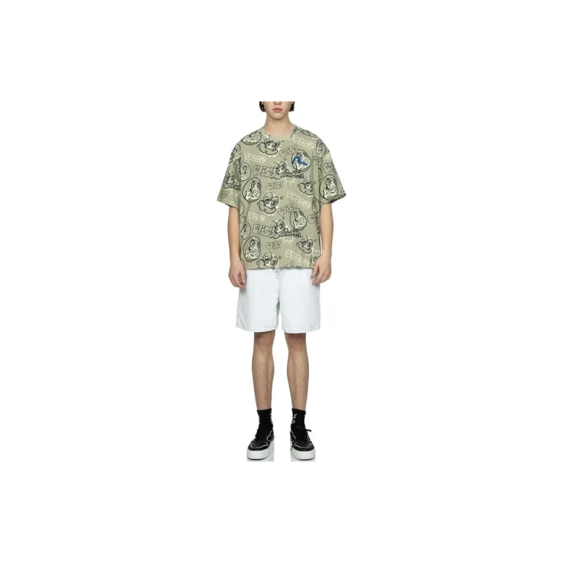EVISU Denim Shorts Men White-3