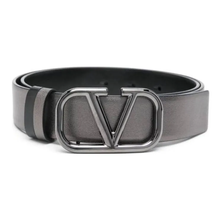 Valentino VLogo Signature Buckled Reversible Belt-0