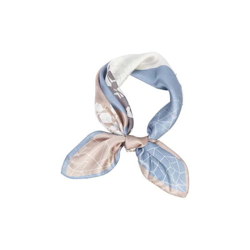 Shanghai Story 100% Mulberry Silk Silk Scarves Women's Patch Bamboo Leaf Flower Gift Box Set-73