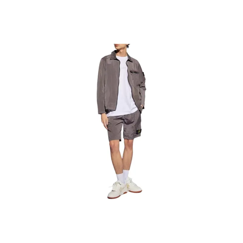 STONE ISLAND Zip up Shirt Jacket-3