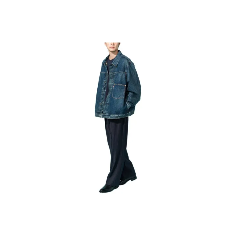 Levi's x EDIFICE SS24 Denim Jacket Men's Dark Indigo-2