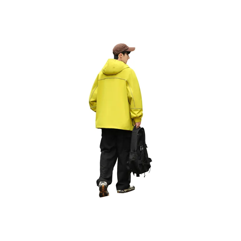 RUNNINWHEEL Jackets Coats Unisex Desert Yellow-14