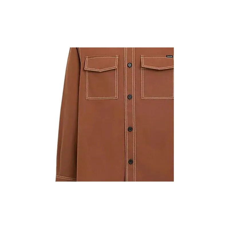 COACH SS24 Shirt Men's Saddle Brown-5