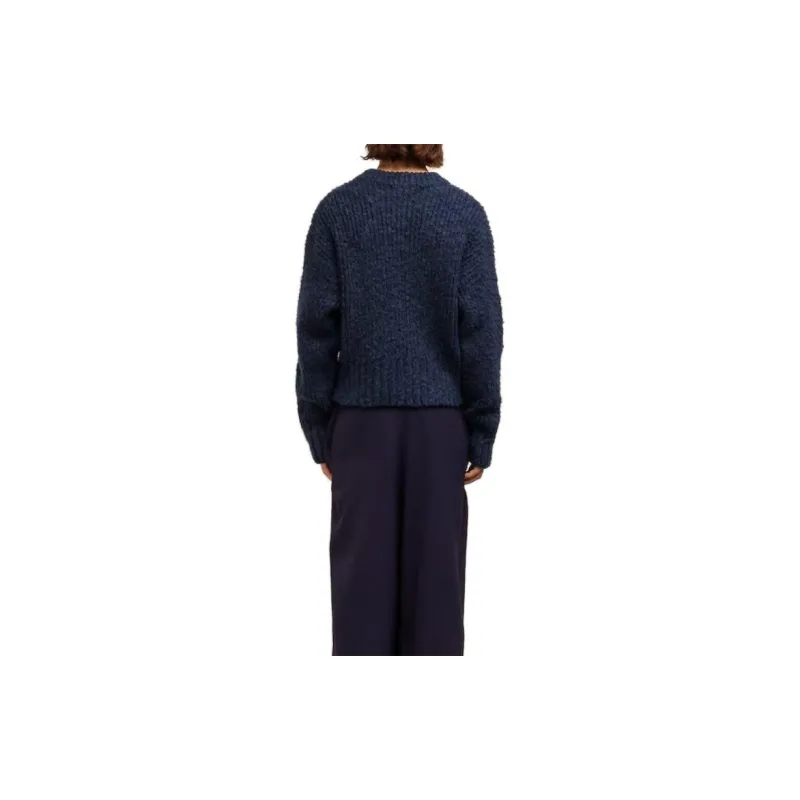 Ami Paris Ribbed Crew Neck Jumper-2