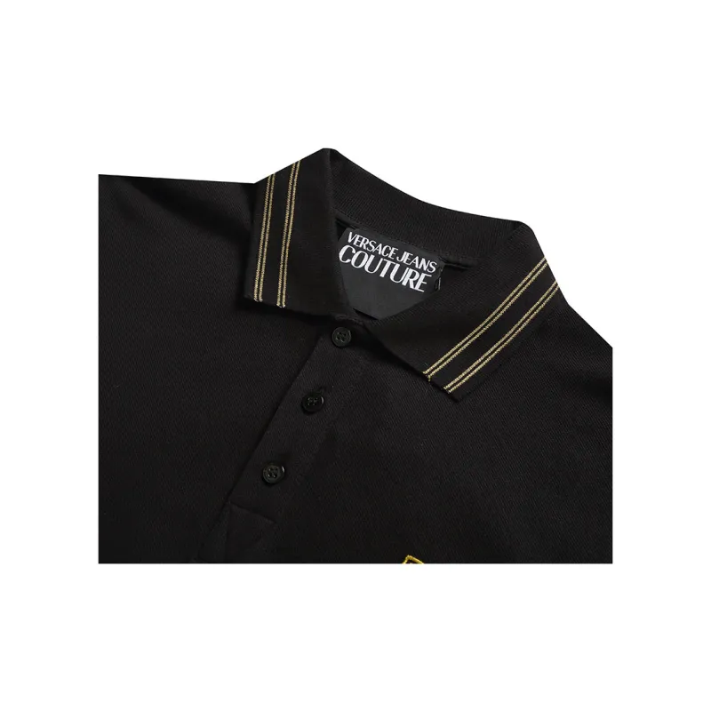 VERSACE JEANS COUTURE Polo Shirts Men Black-5
