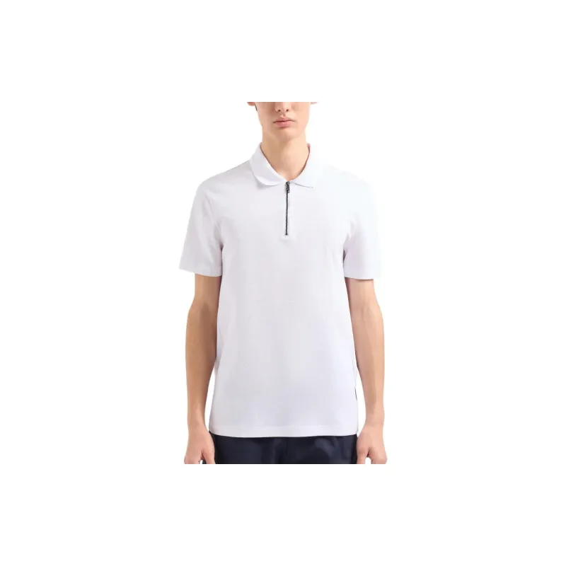 ARMANI EXCHANGE Zip down Collar Polo Shirt-5