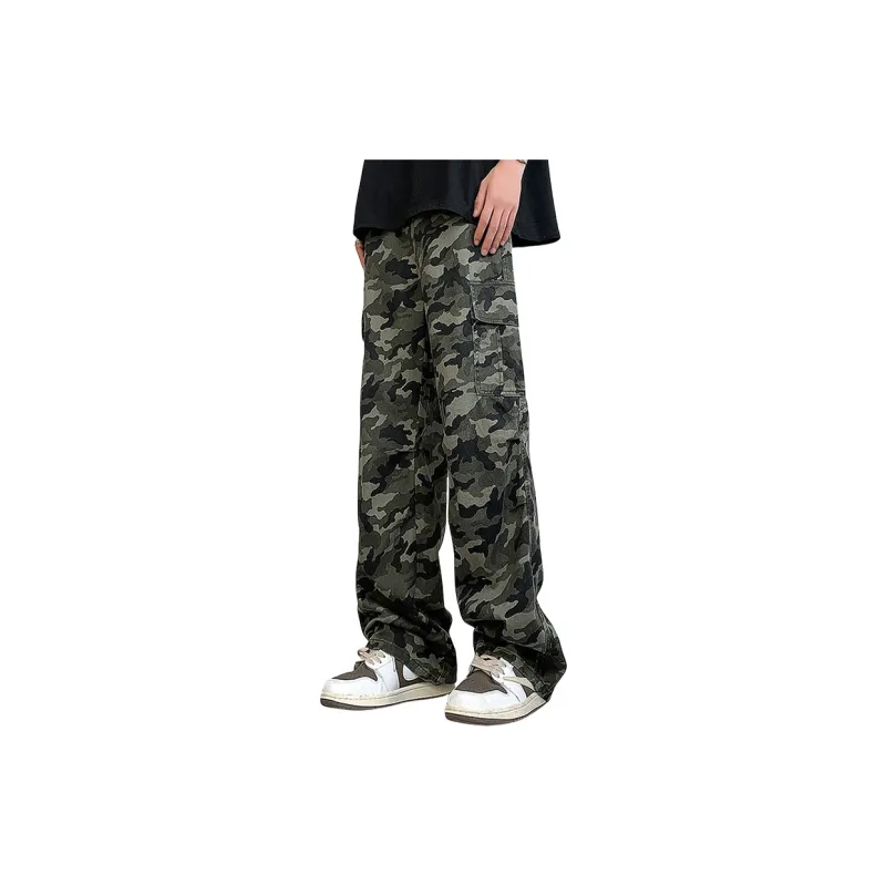 XINIYA TRAVEL Jeans Unisex Forest Green-2