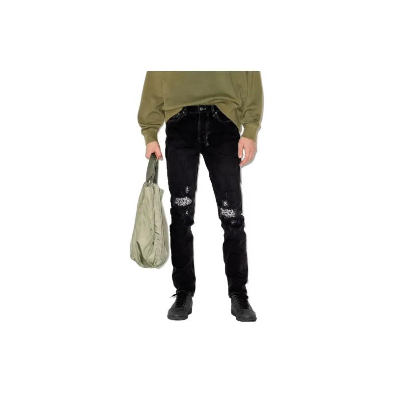 Ksubi Chitch Leopard Patch Krow Jeans-1