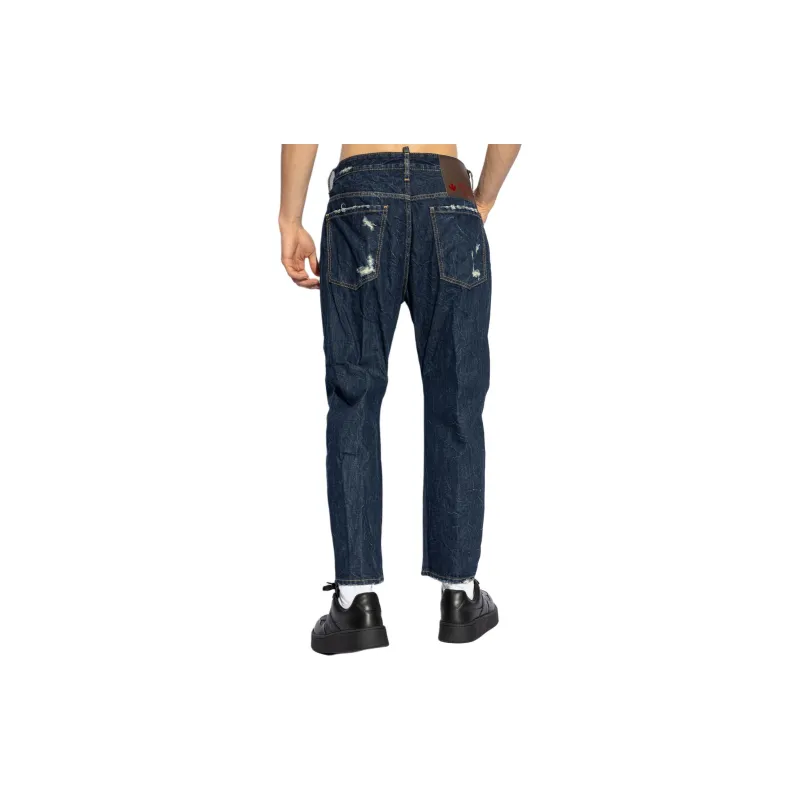 DSQUARED 2 Distressed Straight Leg Jeans-1
