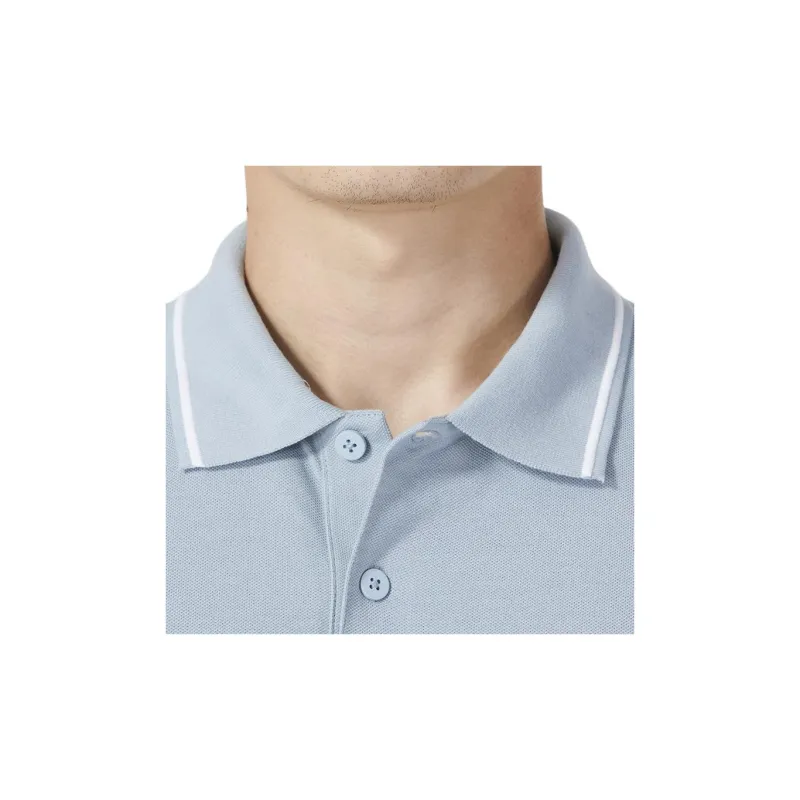Adidas Polo Shirt Men's Blue Gray-2