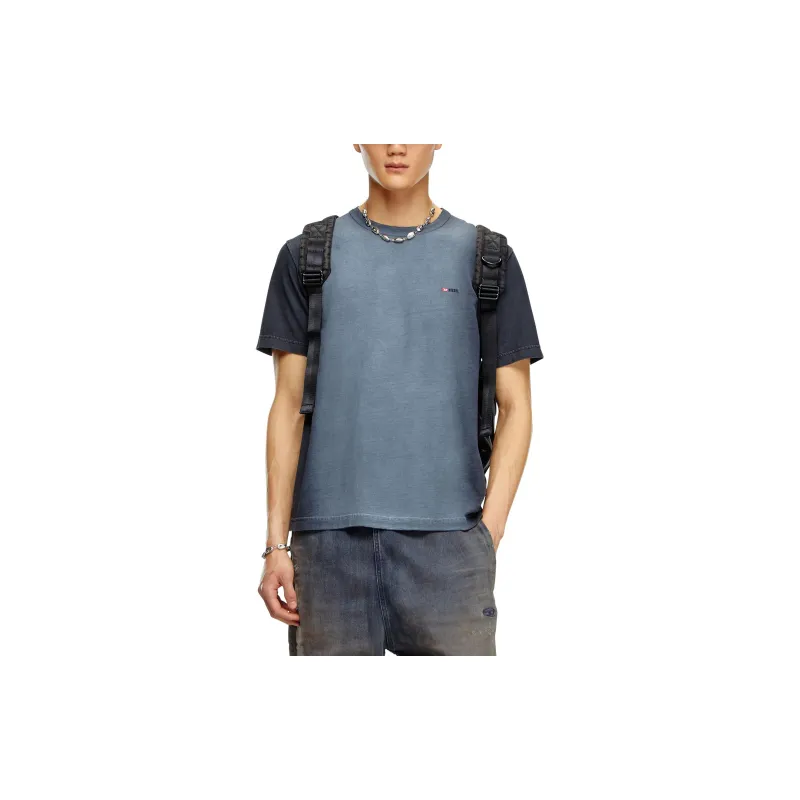 DIESEL T-Adjust-Q2 Sprayed Jersey T-Shirt-1
