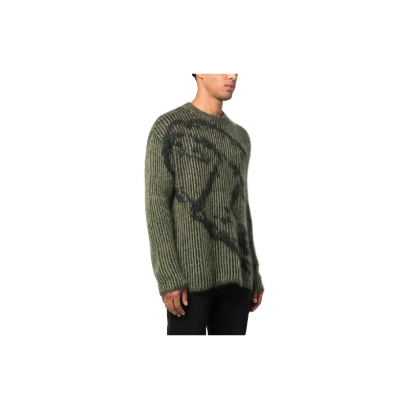 DIESEL Sweaters Men Green-3