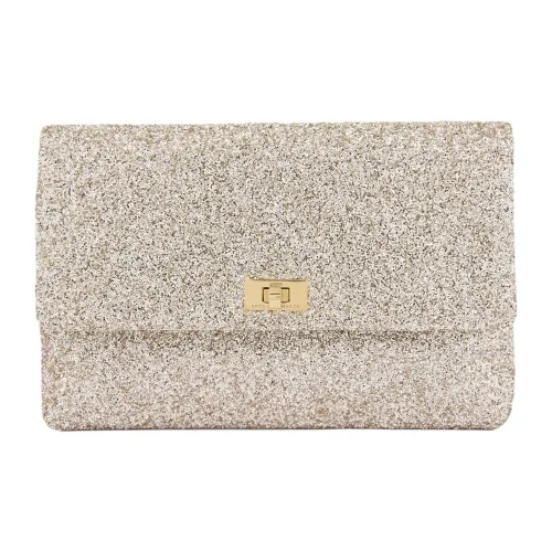 Anya Hindmarch Sequins Clutch Women's Light Gold