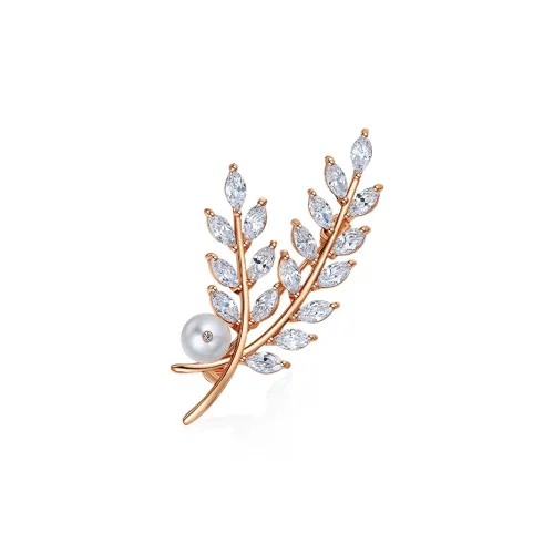 MCK Synthetic Cubic Zirconia Brooches Women's