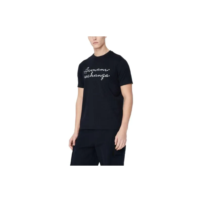 ARMANI EXCHANGE T Shirts Men Navy Blue-3