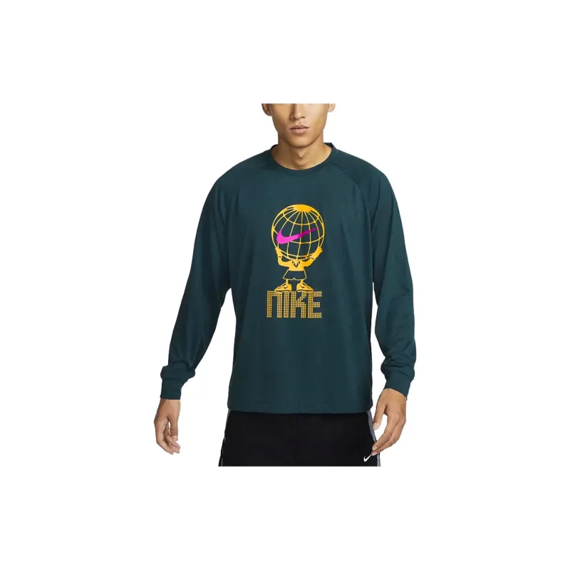 Nike T Shirt Men's Forest Green-2