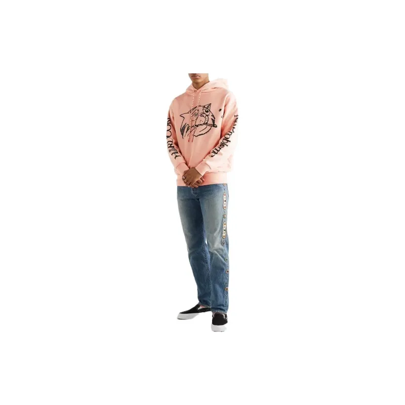 Aries Worried Cat Graphic-print Hoodie-2