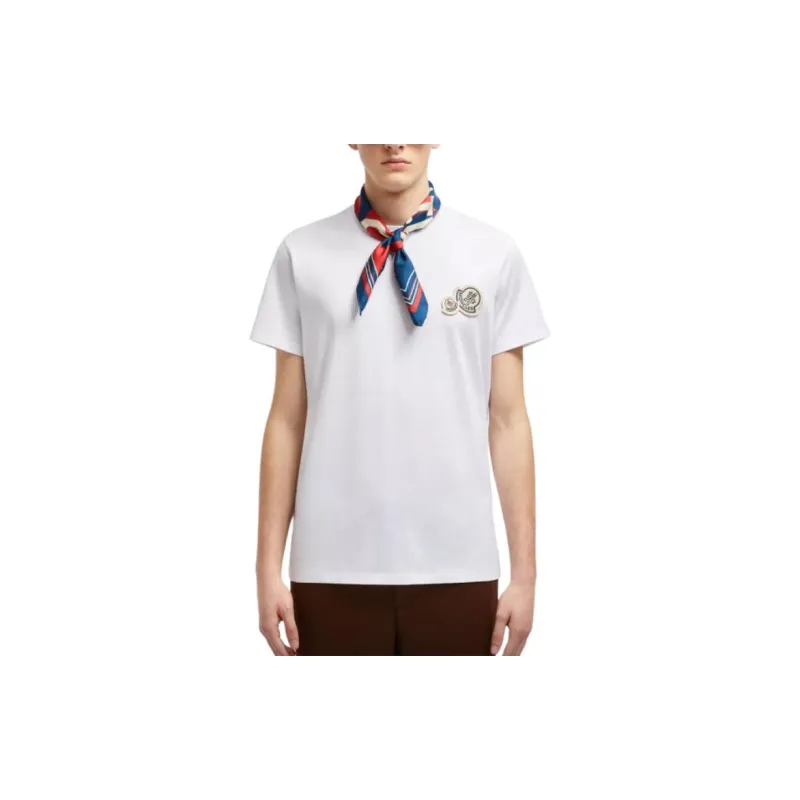 Moncler T Shirts Men White-1