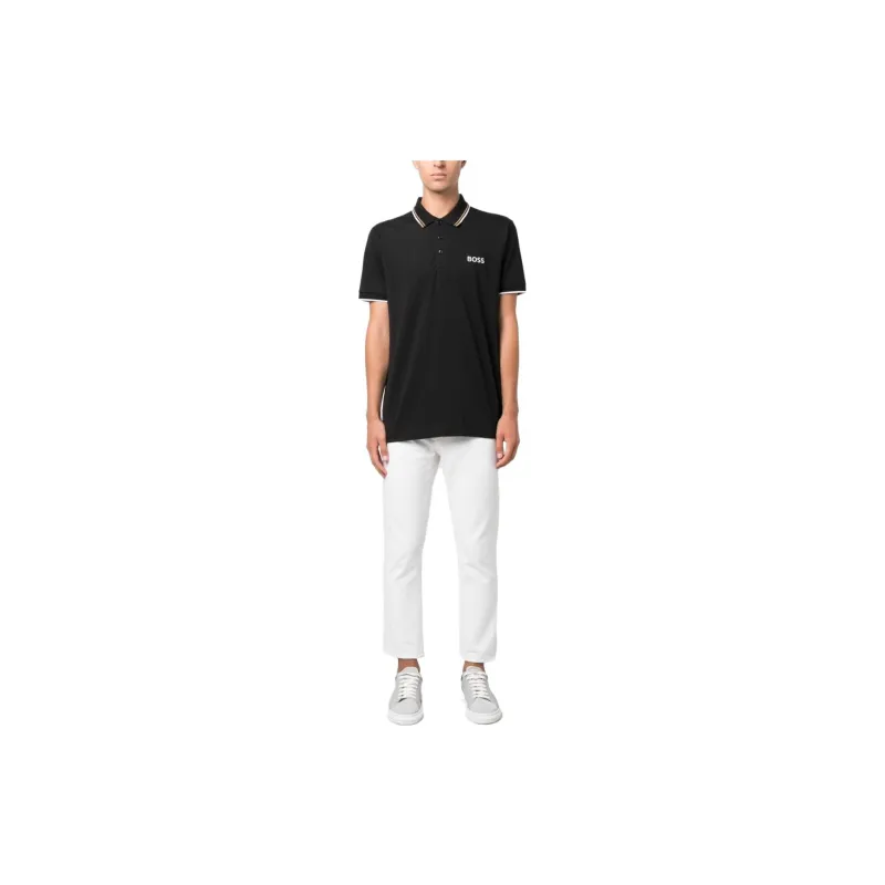 Boss Logo embroidered Polo Shirt-1