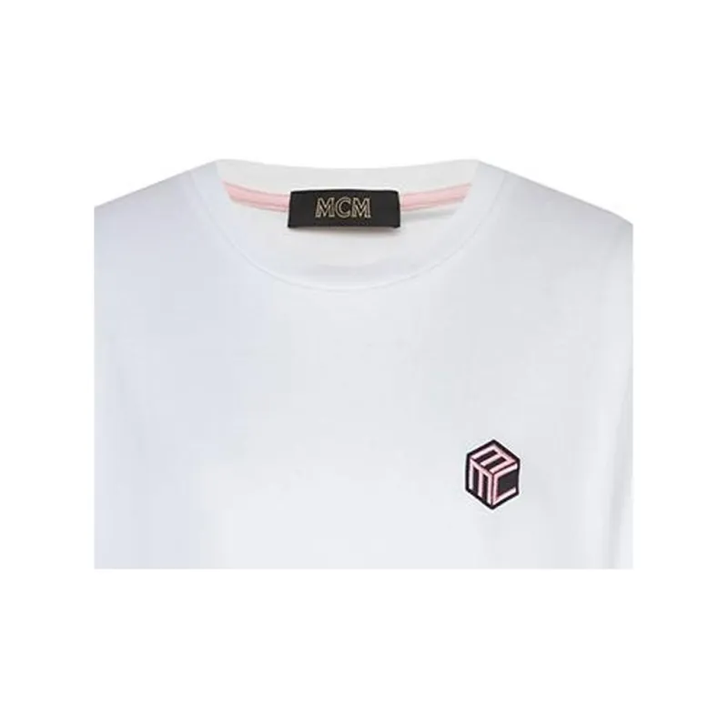 MCM T-Shirts Men White-4