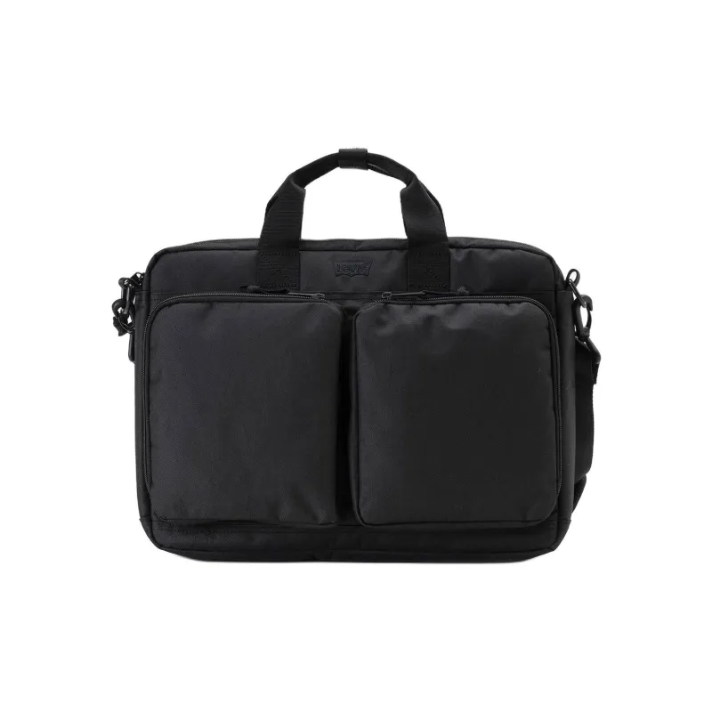 Levi's Polyester Messenger Bag, Handbag, Shoulder Bag, Crossbody Bag Men's Black-0