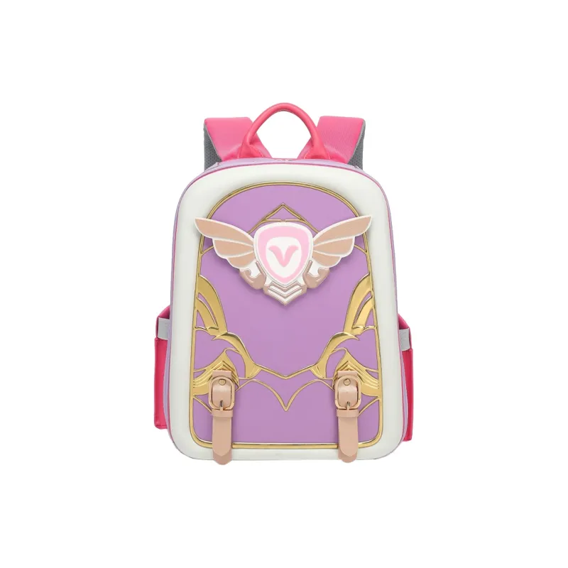 ! YOVELA 3D 3D Effect PP Soft Silicone Material Backpack Kids' Pink/Purple-5