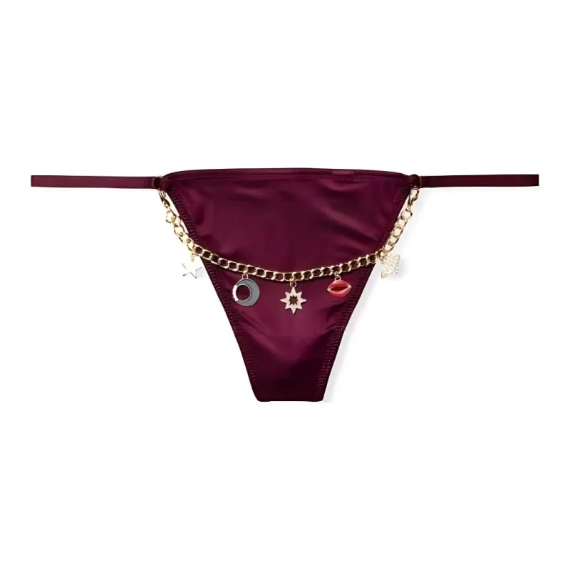 Victoria's Secret Underpants Women's 1 Pack Burgundy-0