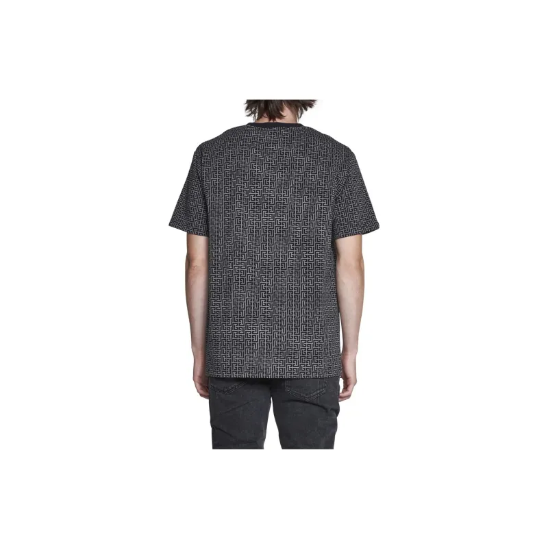 BALMAIN T-Shirts Men Dark Gray-2