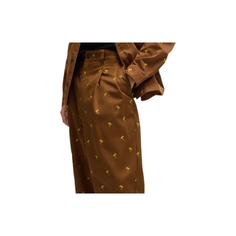 HUGO BOSS FW24 Casual Pants Men's Brown-4