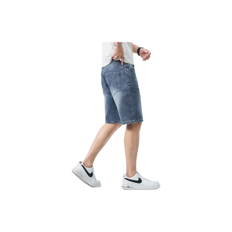 SUNDANCE Denim Shorts Men's Blue-3