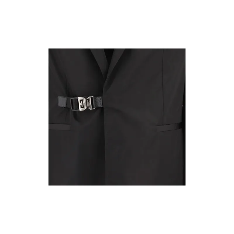 Givenchy 4G Buckle Slim Fit Unconstructed Jacket-6